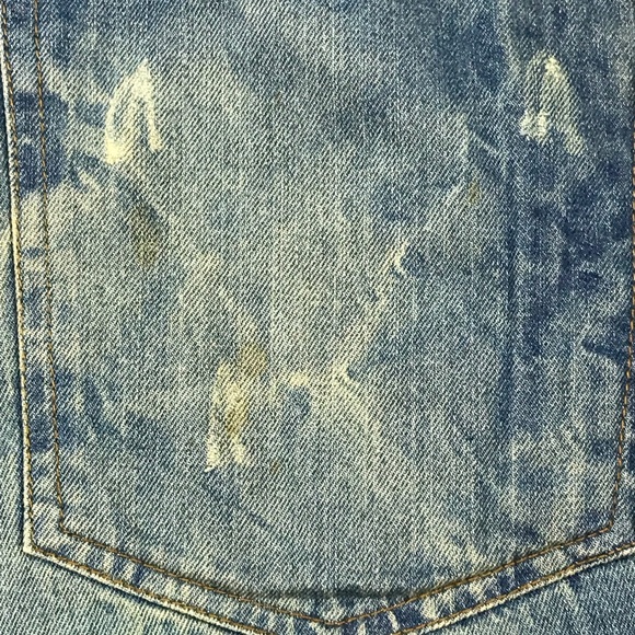 Evolution In Design Denim Artisan Men’s Distressed Blue Jean Shorts Size 40 - Picture 6 of 6